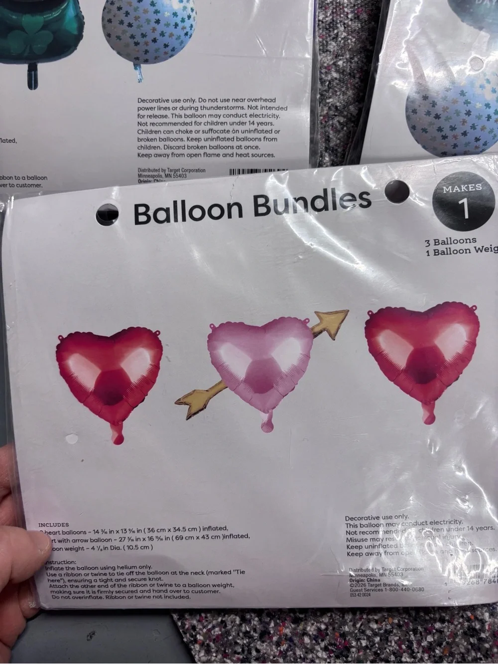 Holiday Balloon Bundle Party Decorations  - Halloween Valentine's Day New Year